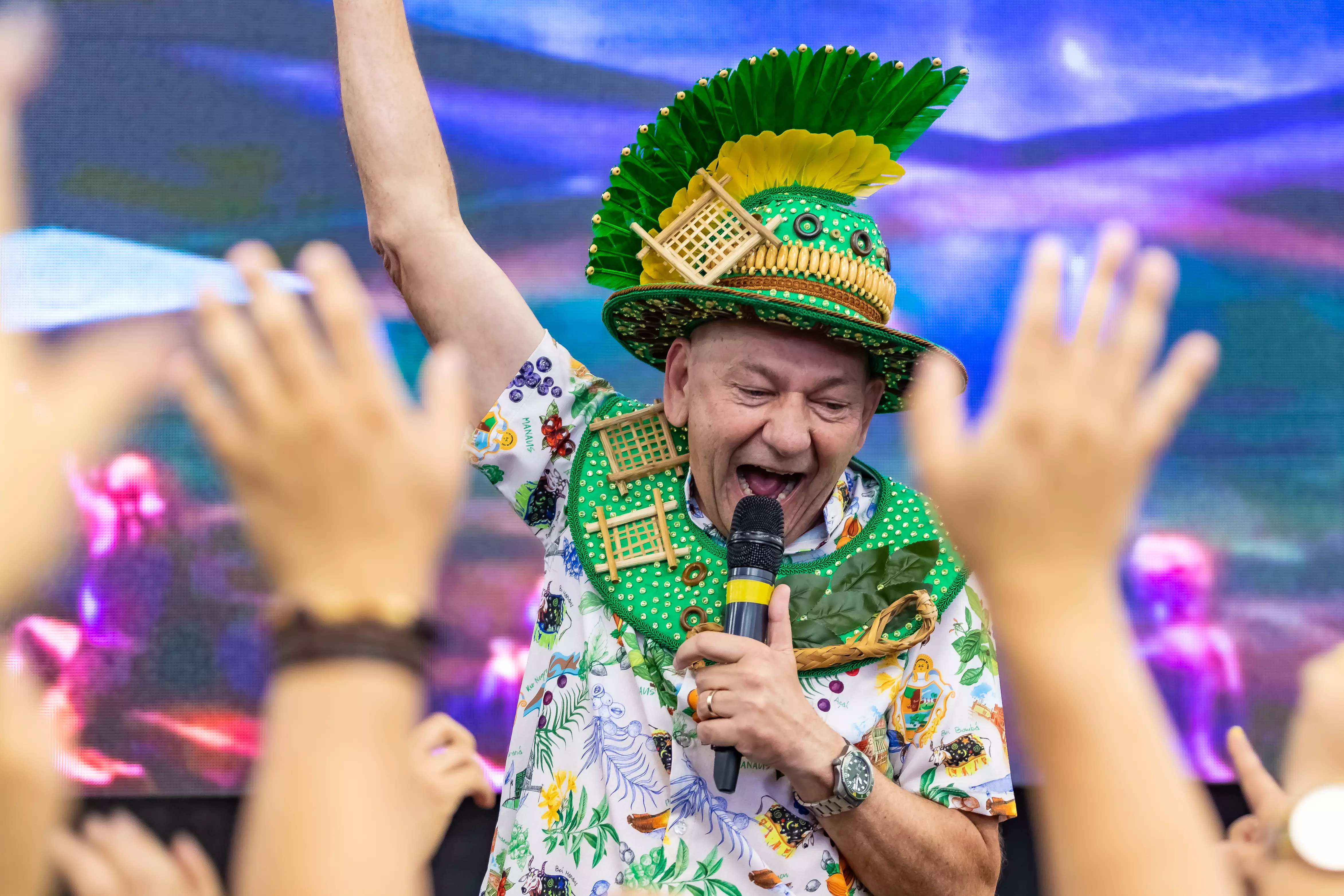 Luciano Hang em inauguração da Havan