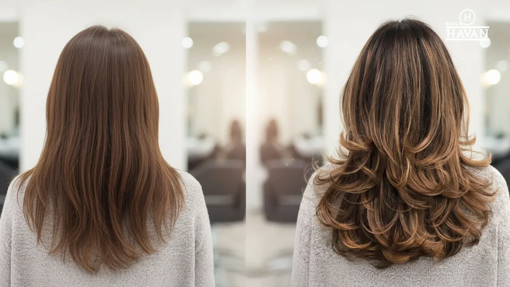 Cabelo liso x escovado